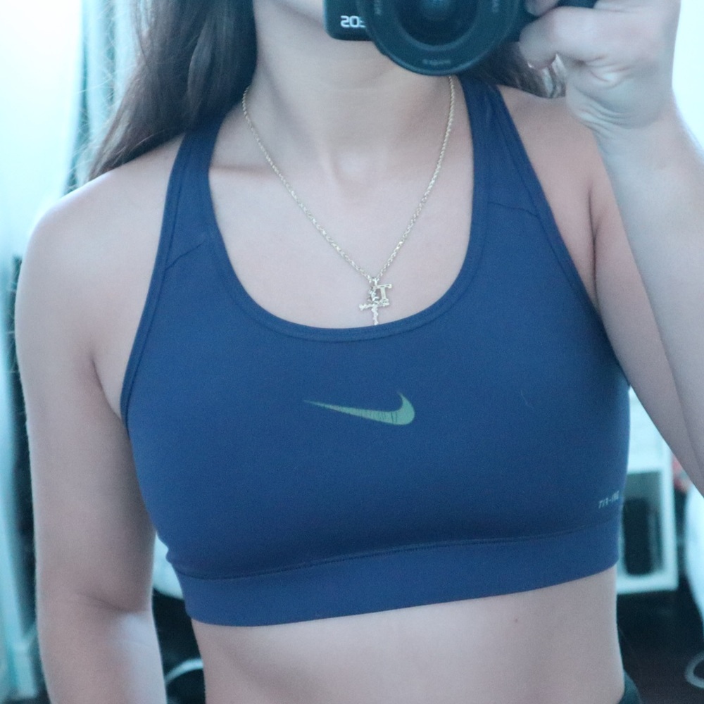 Nike Navy/ Purple Sports Bra